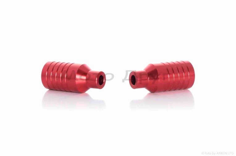 Пеги для самокату, L55mm, червоні #LZ-008