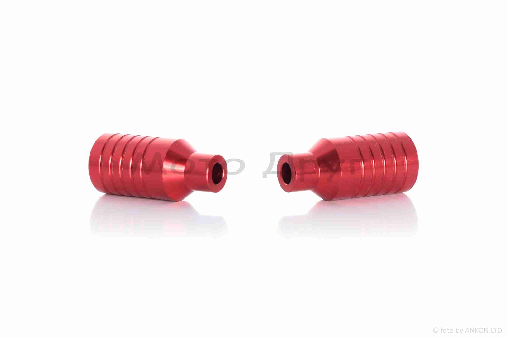 Пеги для самокату, L55mm, червоні #LZ-008