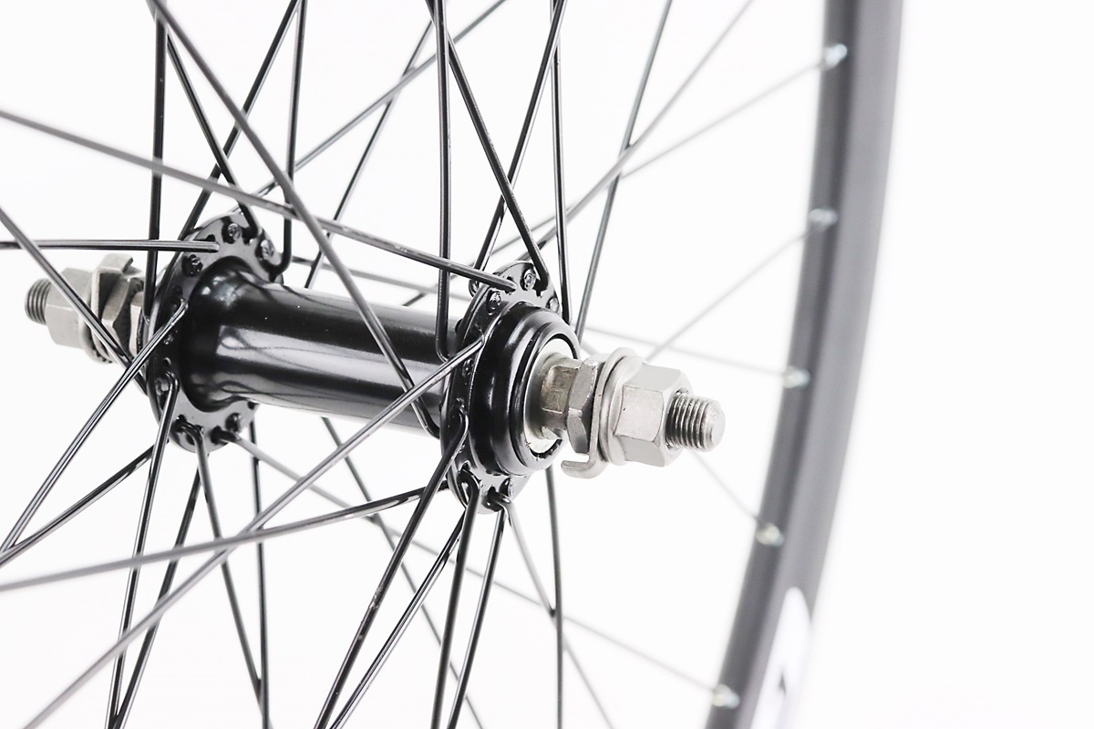 Колесо 26" переднє V-brake, обід "крапля" алюмінієвий, втулка 14Gx36H, кріпл. гайка, "GRAVITY" - Зображення 4