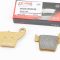 Тормозные колодки (дисковые) Honda CR125/CRF150-450/CRE125/500; APRILIA MXV 450; GEON Dakar 250 2v/250E 4v/250 S 4v/450 E/450 S/450 X к-кт 2шт, желтые