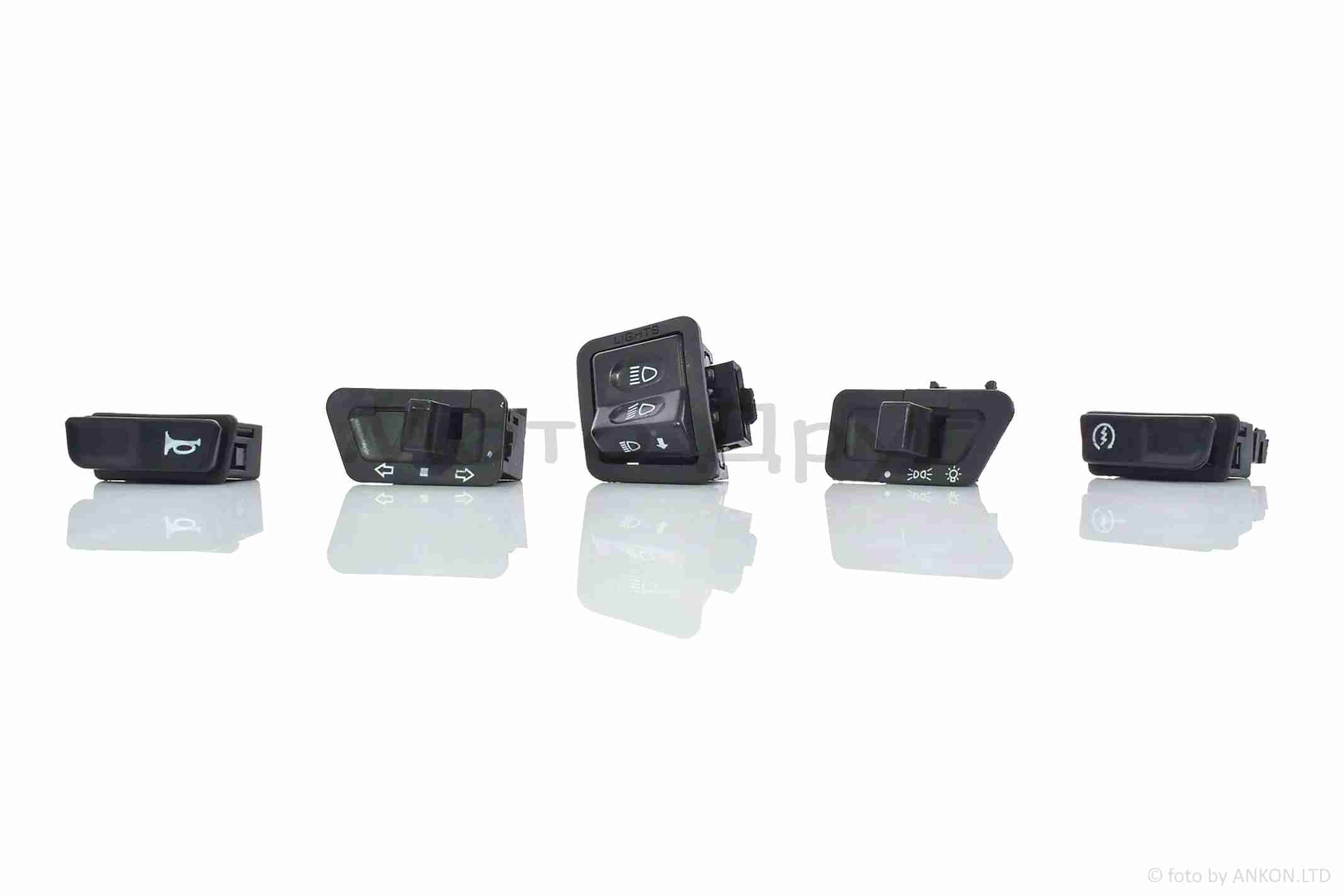 Кнопки керма к-кт GY6 50/150 5шт