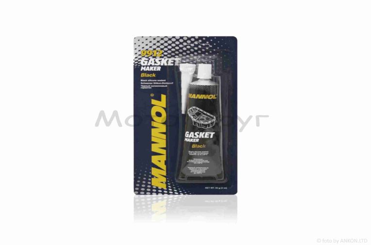 Герметик  85г  чорний, силіконовий  230C  “MANNOL”  НІМЕЧЧИНА  #9912