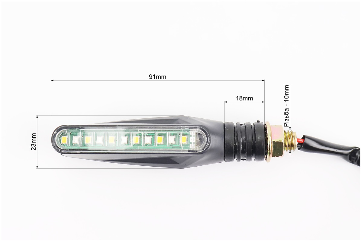 Поворот диодный LED ТОНКИЙ, 2шт — изображение 2
