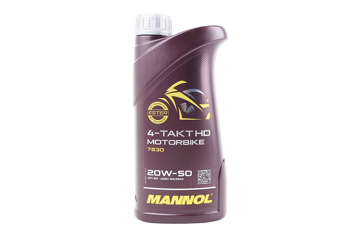 Масло 4T 20W-50 - минеральное универсальное "Motorbike HD", 1L