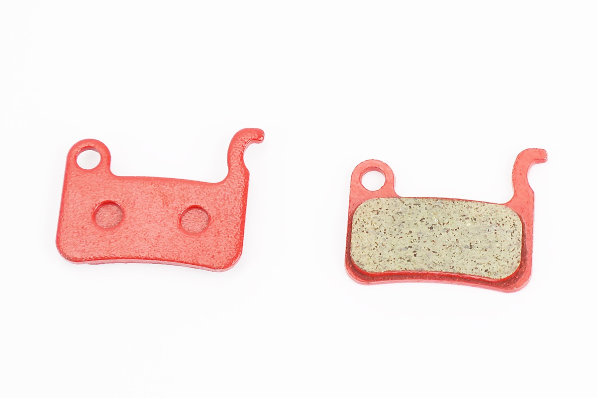 Гальмівні колодки Disk-brake (Shimano LX BR-M655,765,775, XT BR-755,965,966,975, XTR M965/966, Saint M800), червоні PAD-02