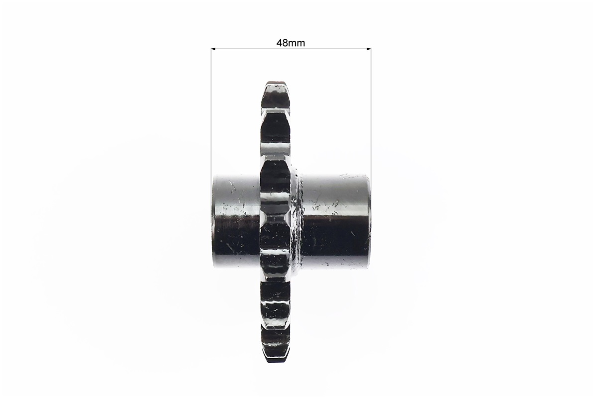 Звезда приводная задняя шлицевая 530-16T (втулка d=20mm, L=48mm) — изображение 3