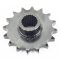 Звезда приводная задняя шлицевая 530-16T (втулка d=25mm, L=32mm)