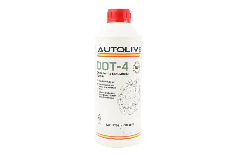 Тормозная жидкость “DOT-4”, 1L
