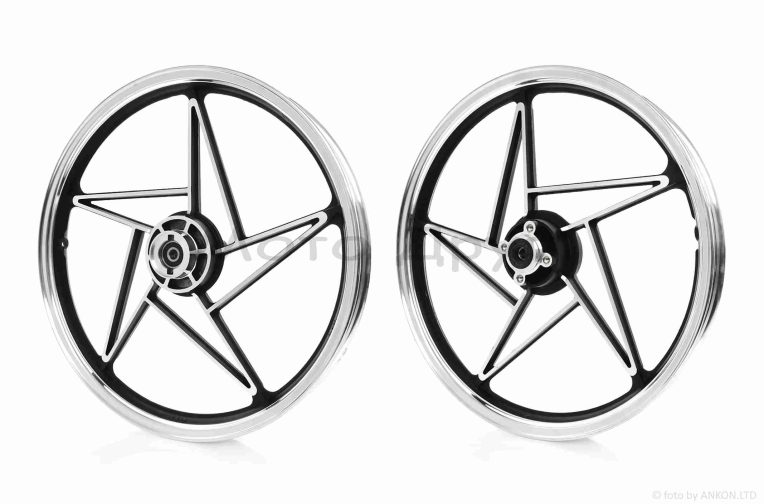 Диск колеса передній  18″-1.60  ZS125/150  d12, литий