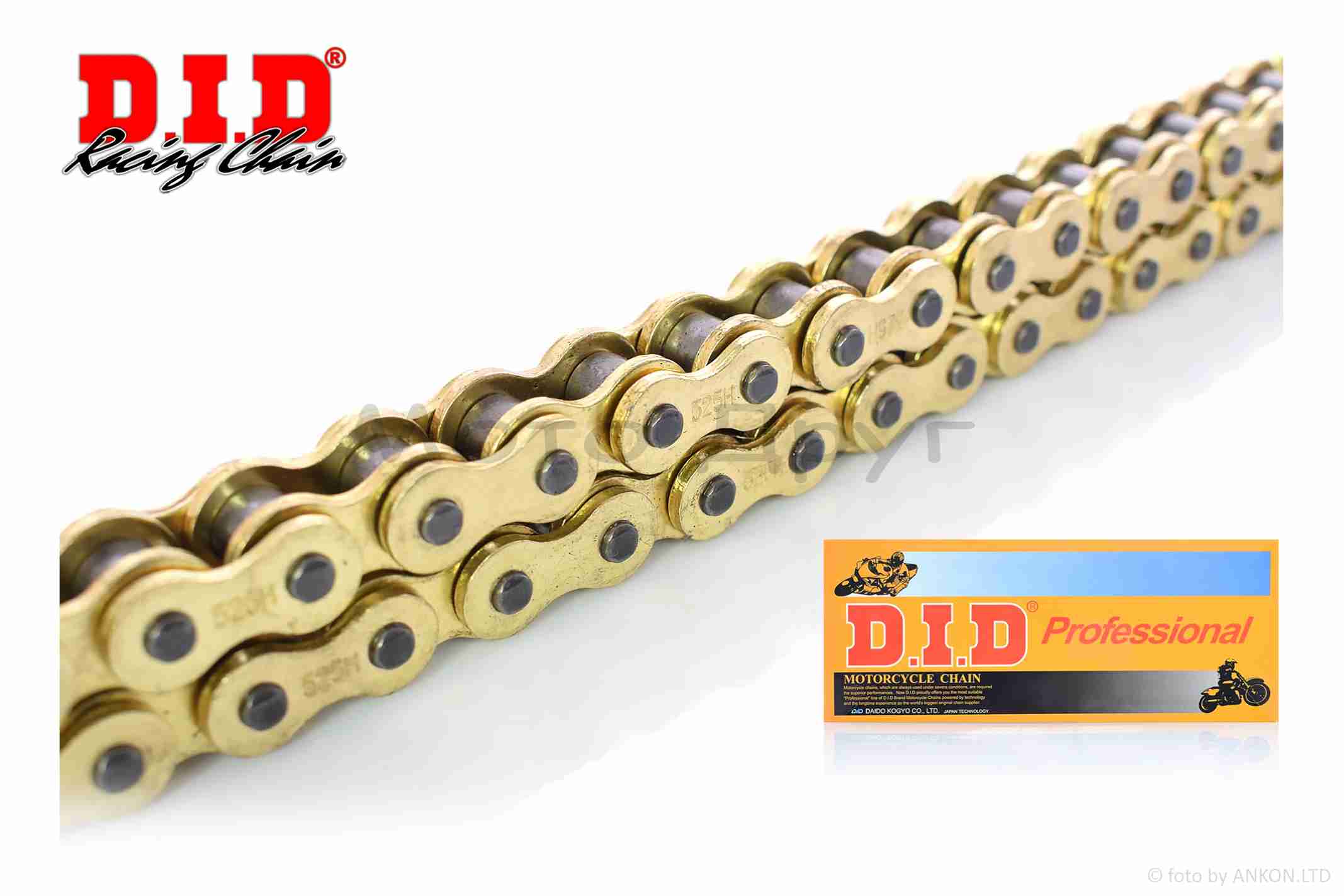 Ланцюг трансмісії 525HD-120L GOLD "DID"