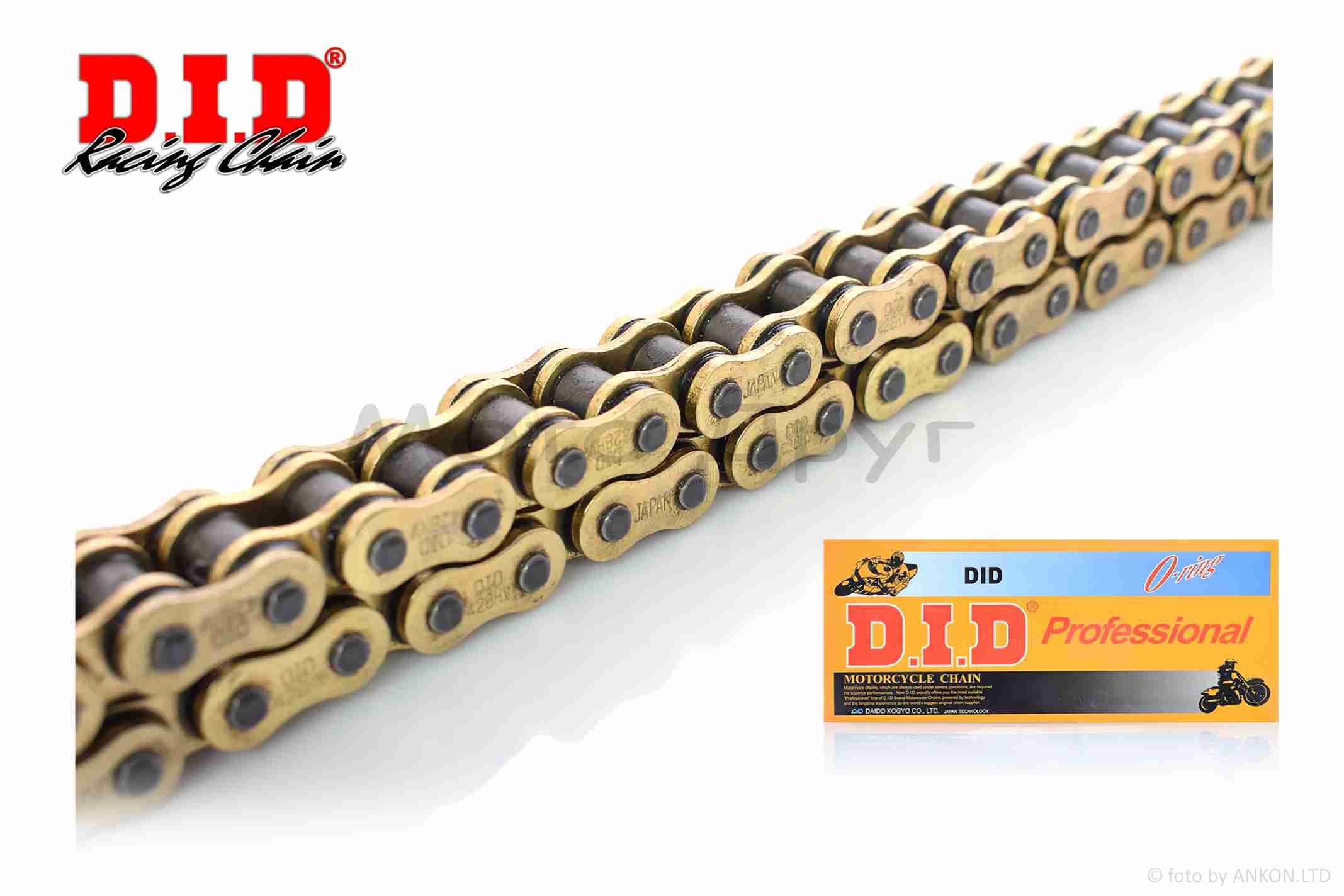 Ланцюг трансмісії 428HV-128L сальниковий, GOLD "DID"