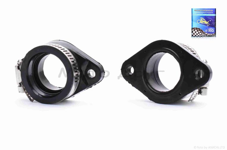 Коллектор впускной карбюратора d34/30 CB/CG 200‑250 под PE/PWK +хомут “LIPAI”