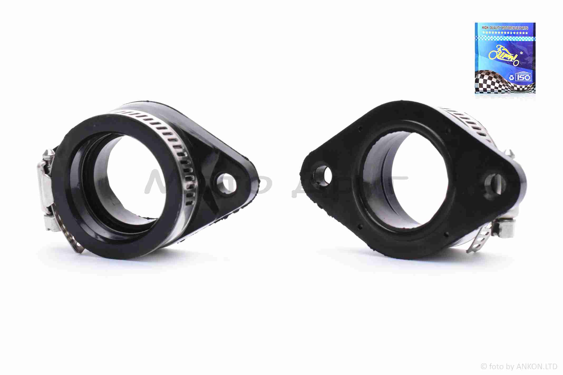 Коллектор впускной карбюратора d34/30 CB/CG 200‑250 под PE/PWK +хомут "LIPAI"