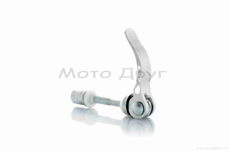 Эксцентрик под седло вело  d6, L70  #KC-001  (серебро)