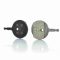 Колодки тормозные вело  под диск, круглые, d24  #LLP-002-2