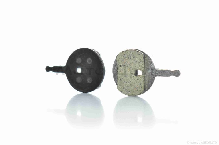 Колодки тормозные вело  под диск, круглые, d24  #LLP-002-2