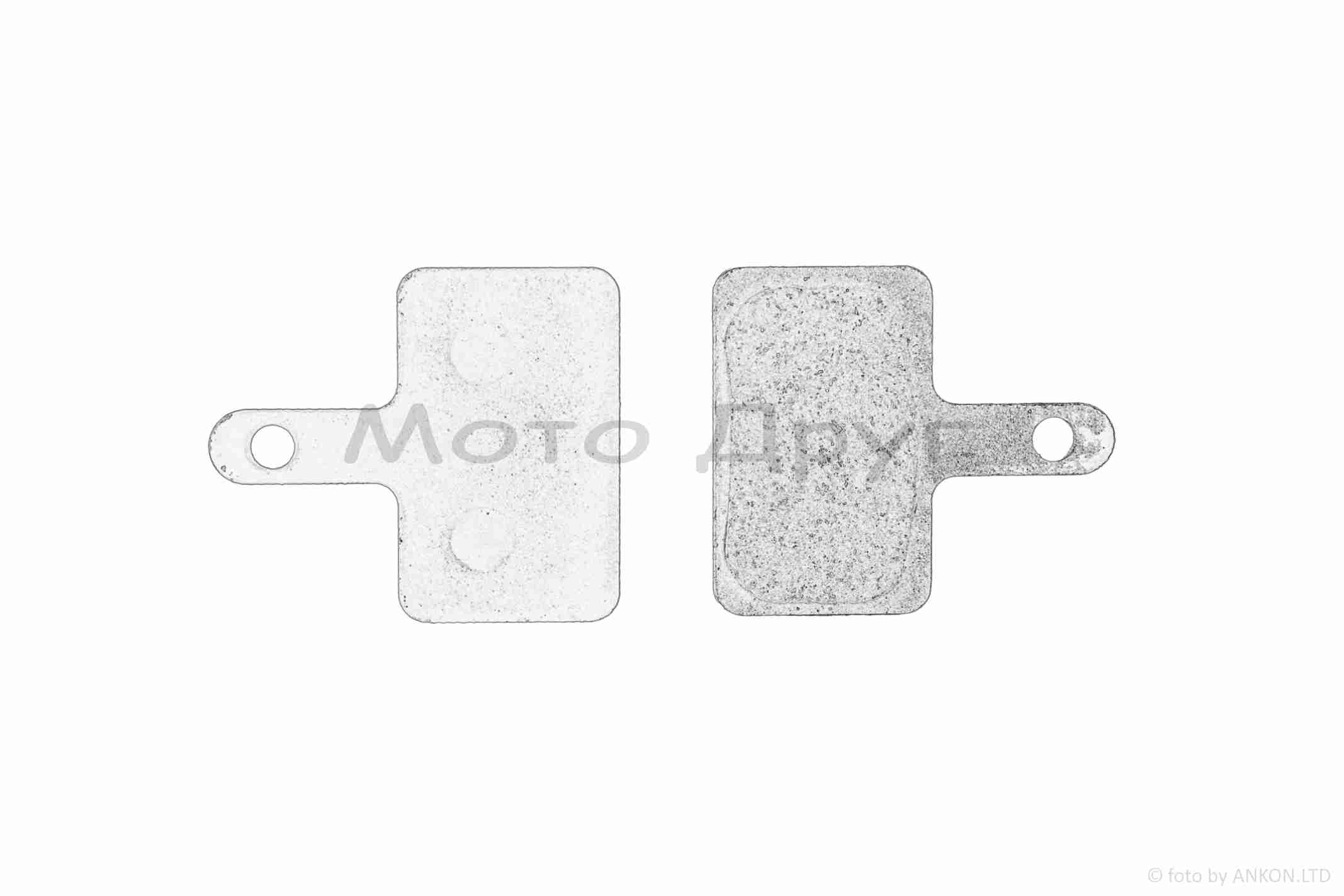 Колодки тормозные вело под диск, прямоугольные, L31x19 #LLP-002-3 — изображение 4