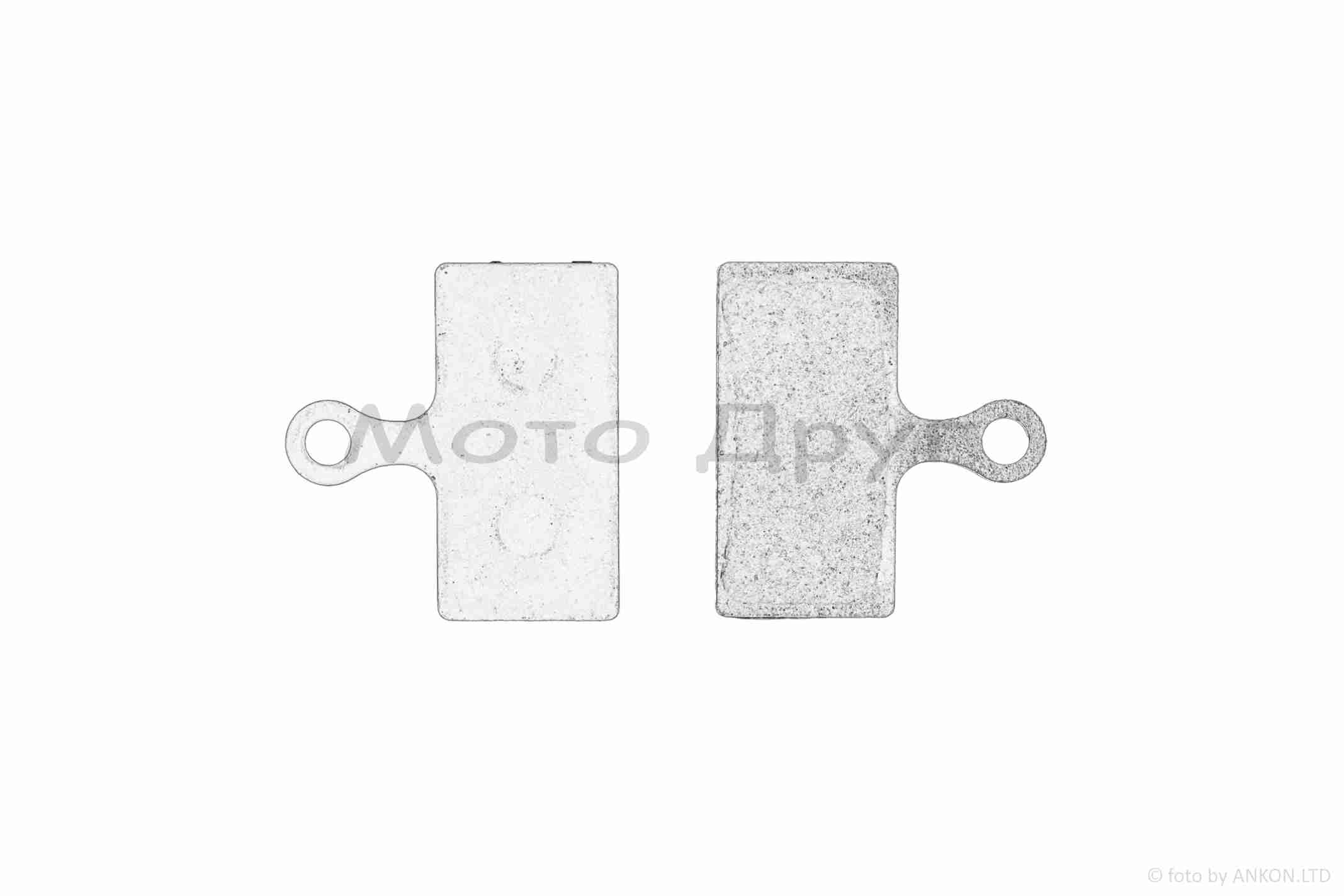 Колодки тормозные вело под диск, прямоугольные, L32x17 #LLP-002-4 — изображение 4