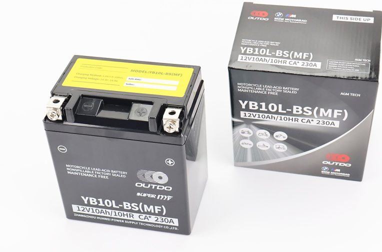 Аккумулятор 12V10Ah YB10L-BS кислотный (L135*W90*H145mm)