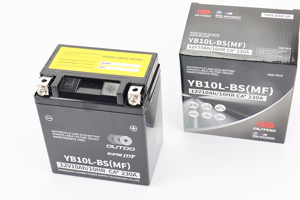 Аккумулятор 12V10Ah YB10L-BS кислотный (L135*W90*H145mm)