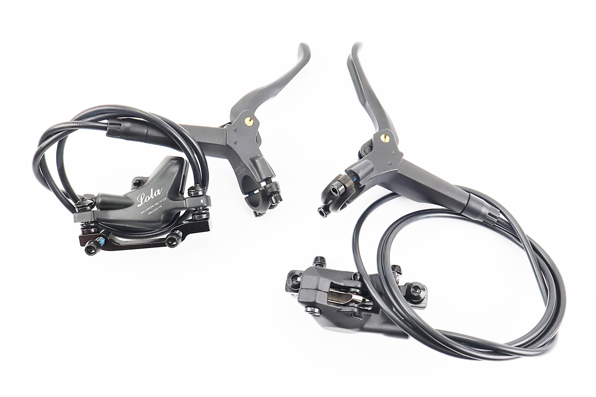 Гальмо Disk-brake гідравлічне переднє+заднє LOLA 312+RT525 F\R 160mm - Зображення 2