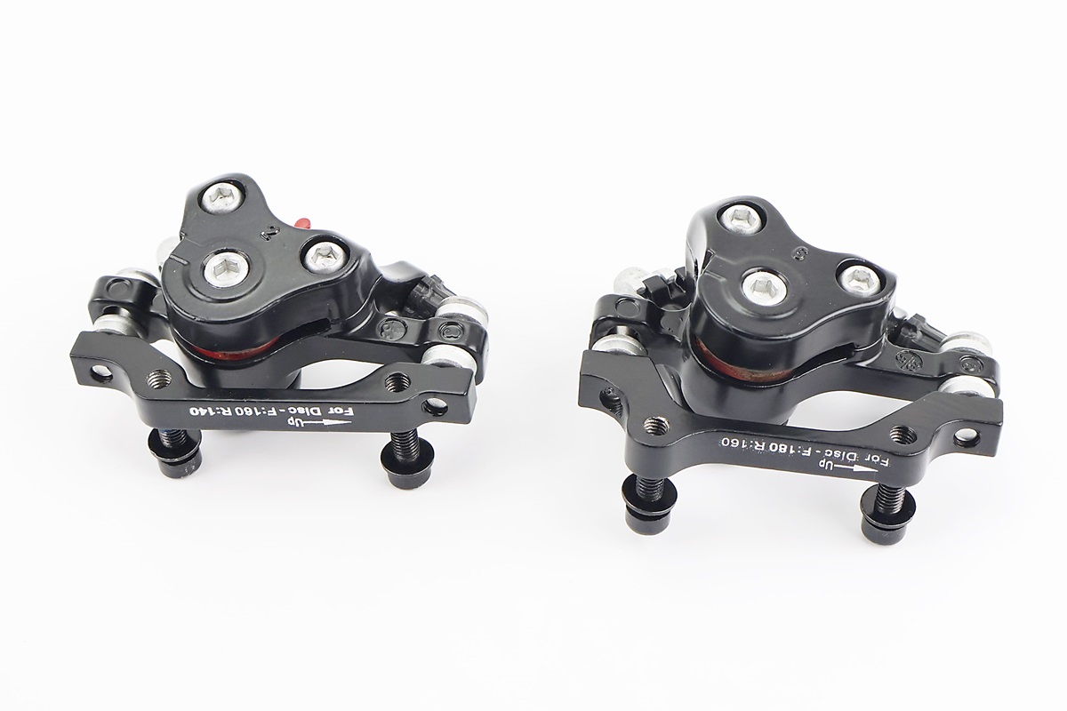 Тормоз Disk-brake передний (F160/R140мм)+задний (F180/R160мм), диски 160мм, крепл. 6 болтов, чёрный DSC-510 — изображение 2