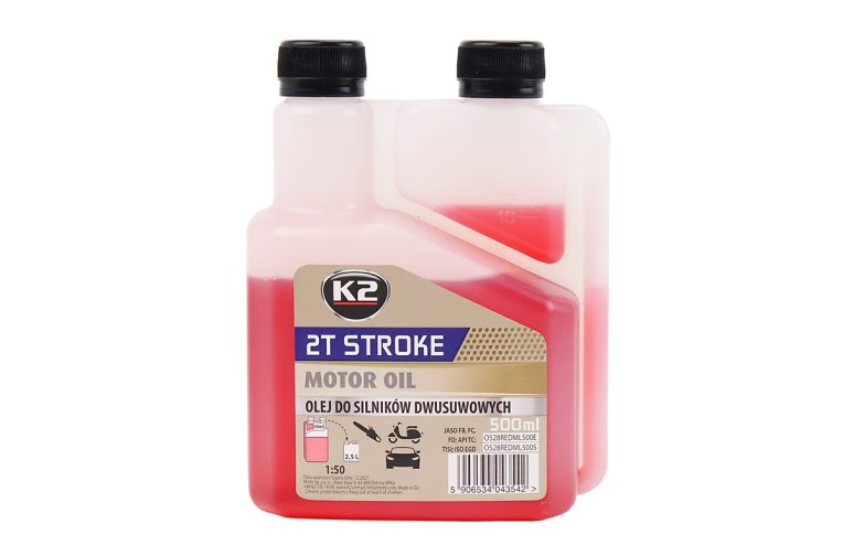 Олива 2T – мінеральна універсальна “2T STROKE OIL RED”, 500ml (з дозаторм)