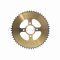 Звезда трансмиссии задняя  4-90/64, d58  520-52T  CG250  "JSBM"  (gold/black)