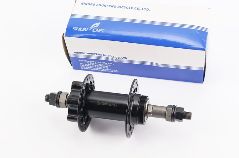 Втулка задня MTB 14Gx36H під вільнобіг, Disk-brake, 2 пром-підшипника 6000 2RS, кріпл. гайка чорна SF-HB25RB