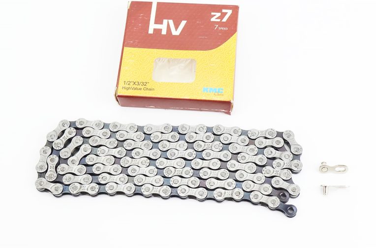 Цепь приводная 1/2х3/32х116L 7 скоростей, серебристо-чёрная HV-Z7
