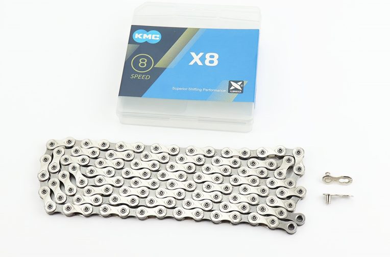 Цепь приводная 1/2х3/32х116L 8 скоростей, серебристо-серая X8