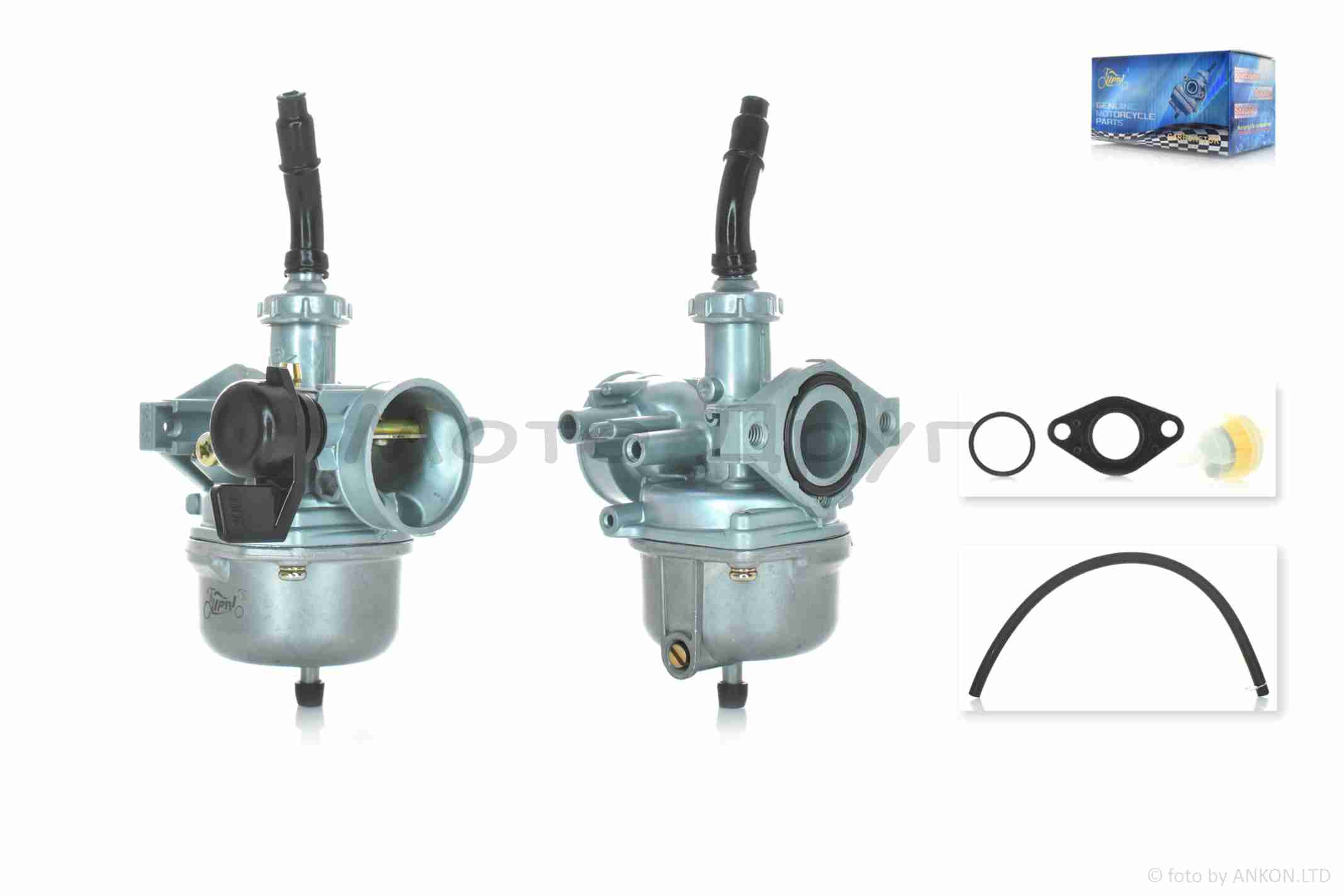 Карбюратор PZ19 Delta 70/110 d19 підкачування ручне зліва #PRO "LIPAI"