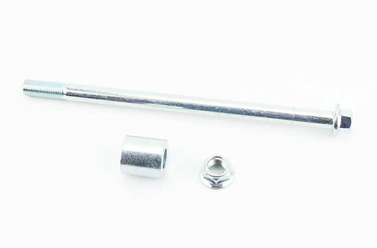 Ось заднего колеса d12mm; L210mm + втулка, гайка