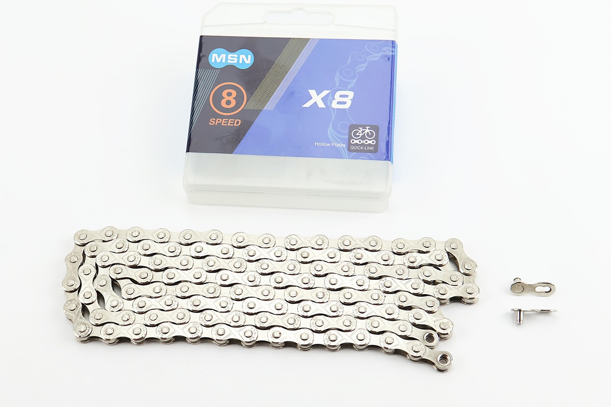 Цепь приводная 1/2х3/32х116L 8 скоростей, серебристая SPEED X8