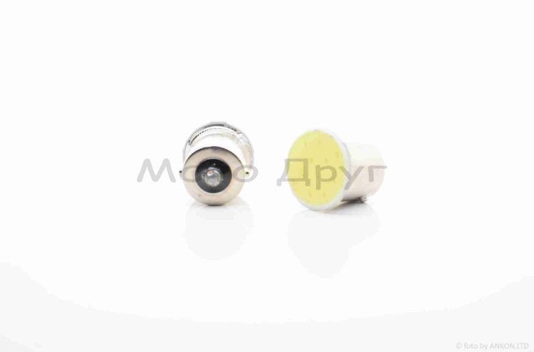 Лампа поворотов и габаритов диодная  G23 (BA15S)  12V 21W  пара, белая