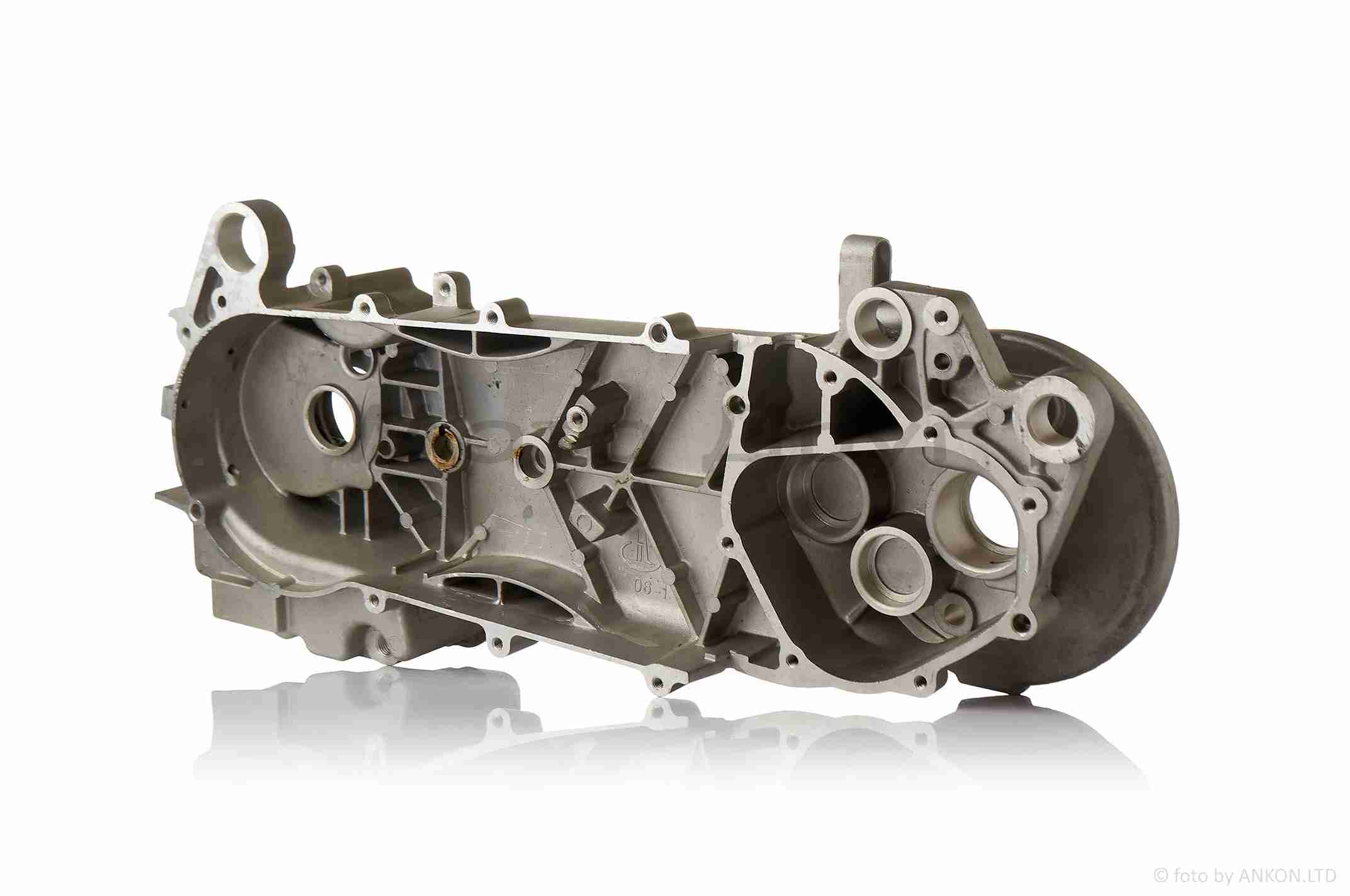 Картер GY6 150 лівий, гальмівна колодка 130mm
