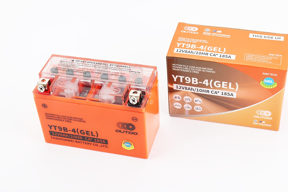 Акумулятор 12V8Ah YT9B-4 GEL (L155*W75*H105mm)