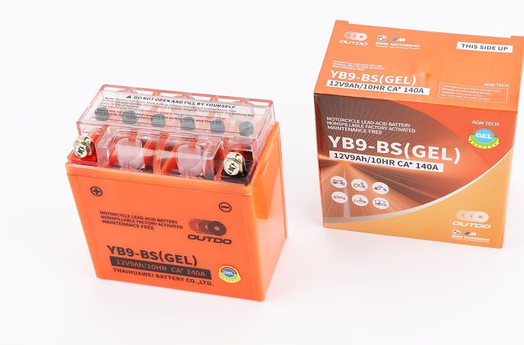 Акумулятор 12V9Ah YB9-BS GEL (L135*W75*H135mm) “МОТО”