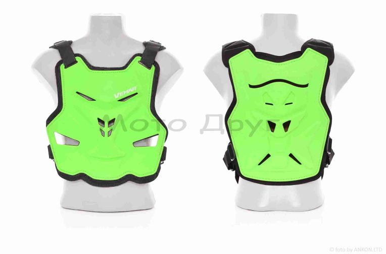 Мотозахист черепаха “VEMAR” поліпропілен, M, зелений