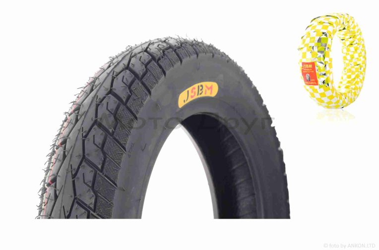 Покришка мото  10″  3.00-10  TL, 6PR, 40%, 52J  “JSBM”  #GMY-108