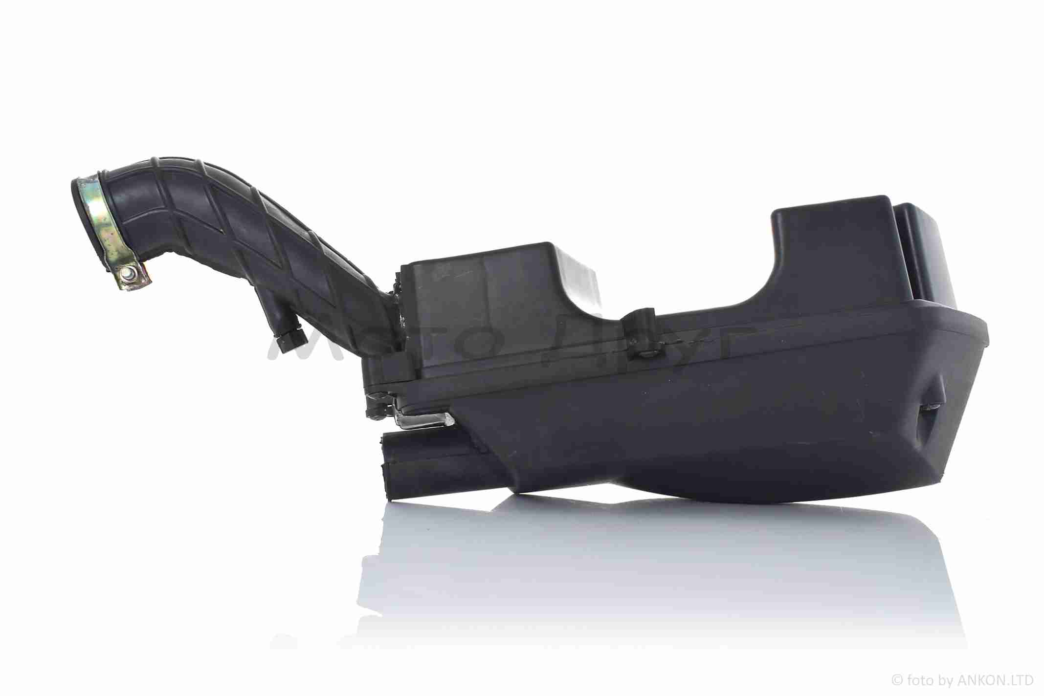 Корпус повітряного фільтра GY6 50 10" +хомут, - Зображення 4