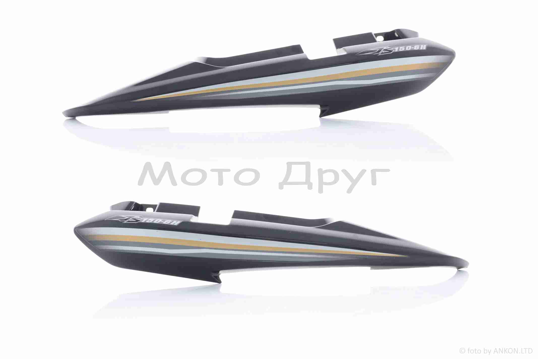 Пластик JIANSHE JS150-6H боковины, черный