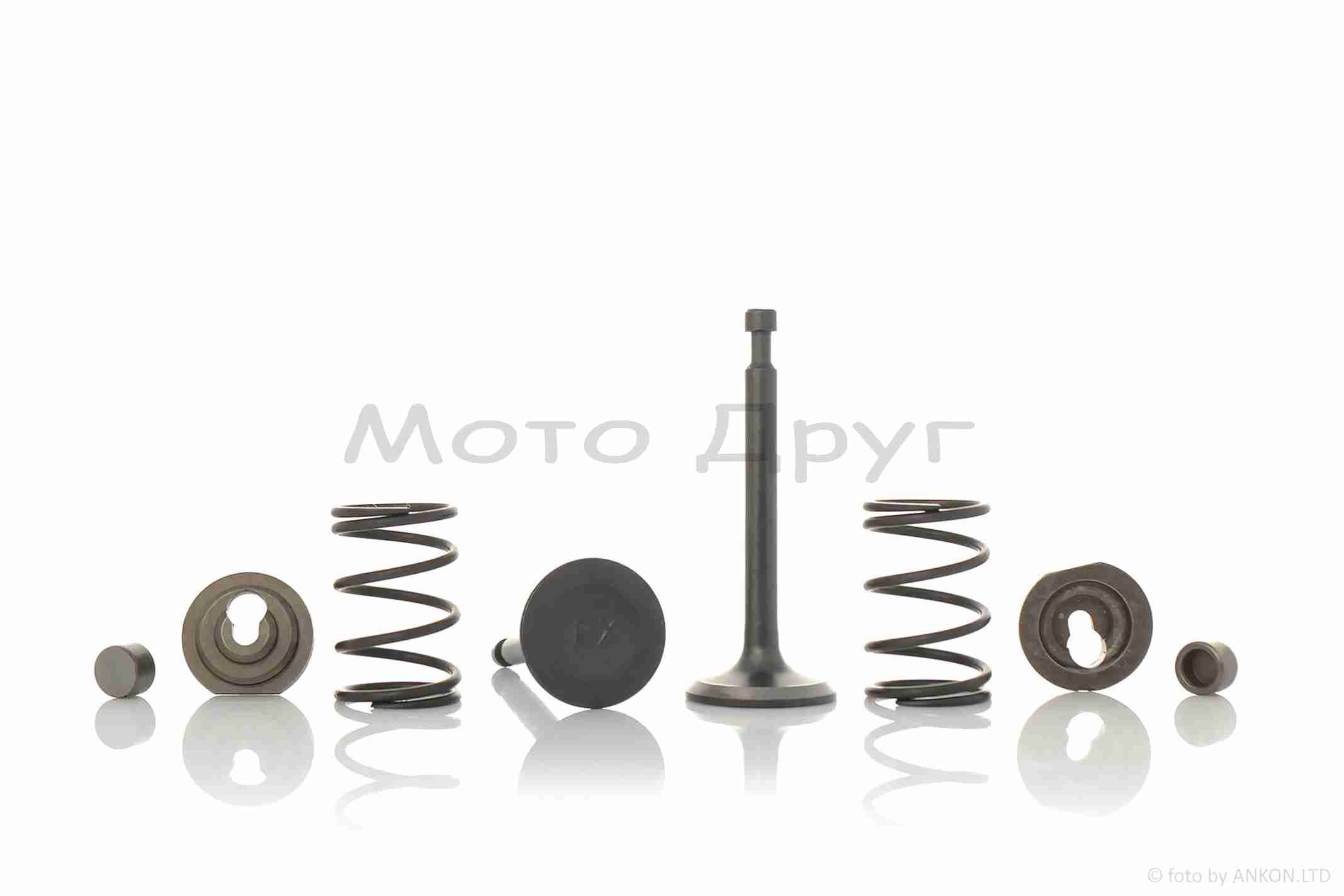 Клапани ГРМ м/б 168F у зборі d24/25 L62.2/63.3