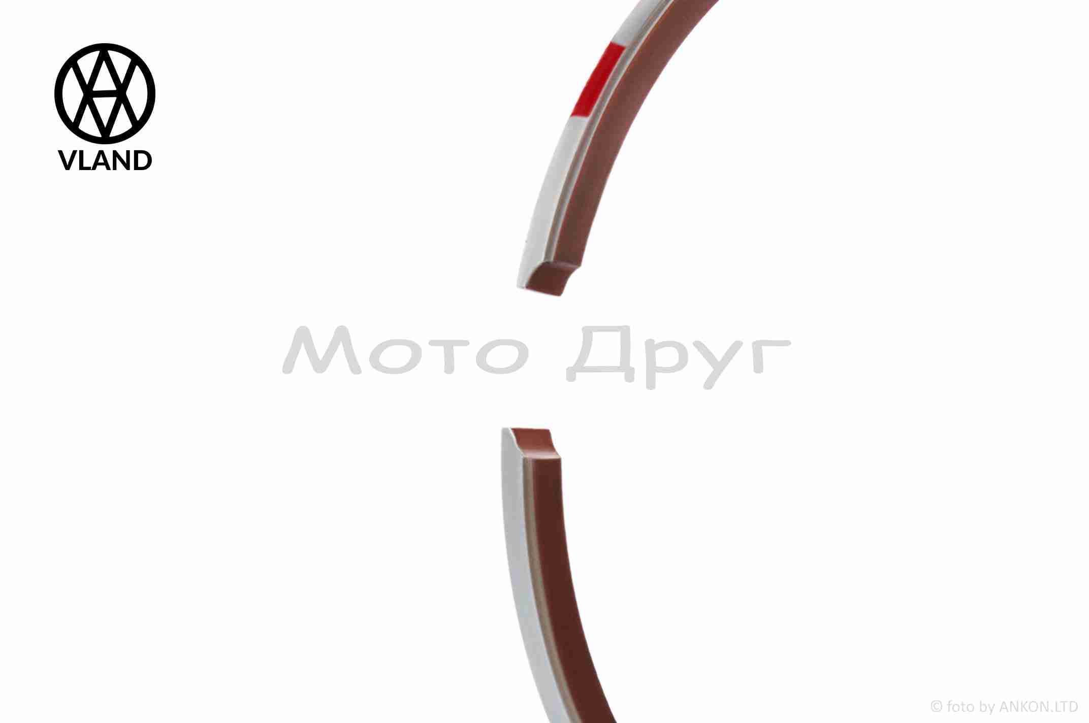 Кільця к-кт AD50, LETS STD 41.00 h-1.2 обіднені "VLAND" (RUIMA) ТАЙВАНЬ - Зображення 2