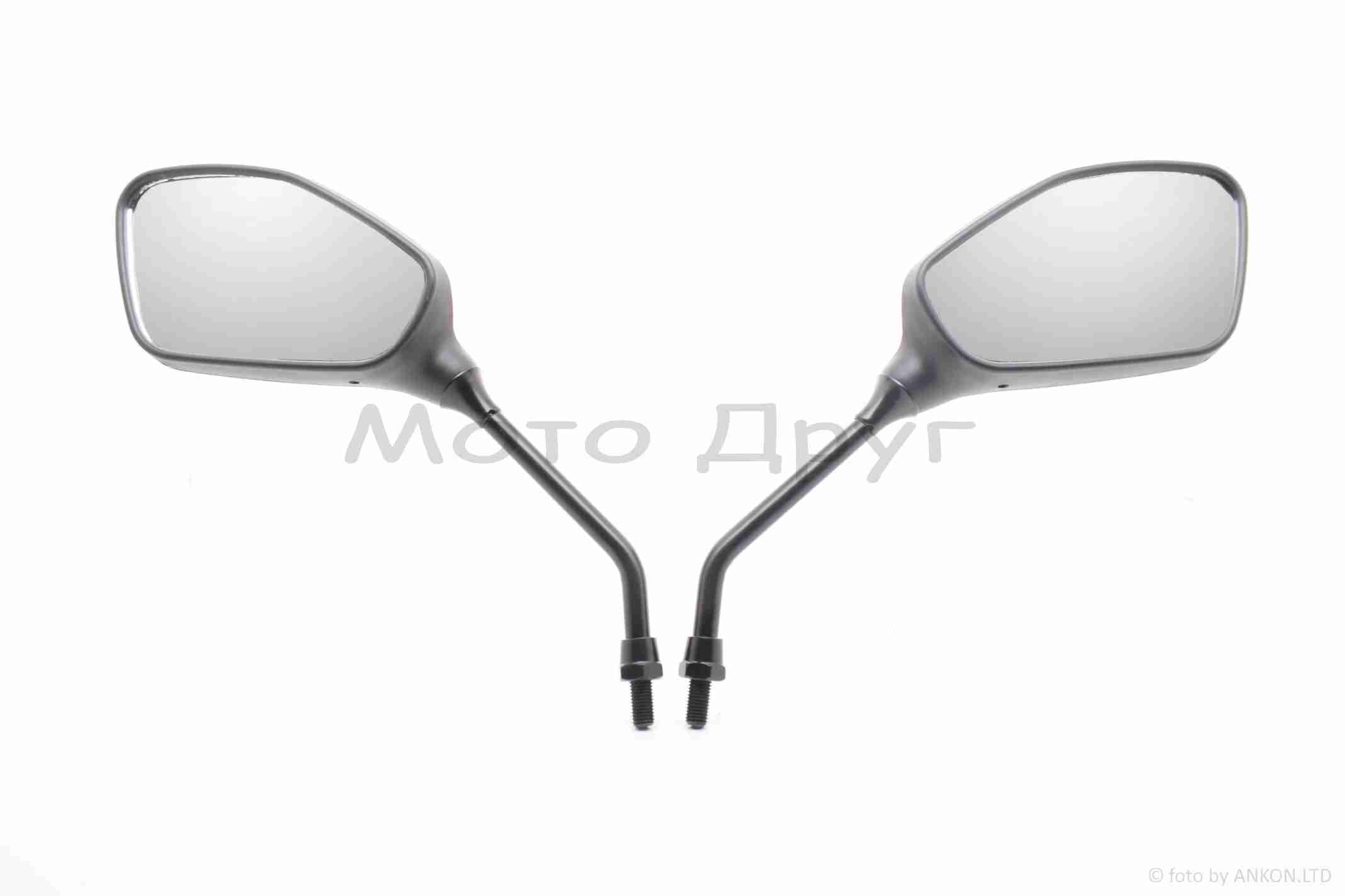 Дзеркала M10 R+R п'ятикутні, чорні - Зображення 2