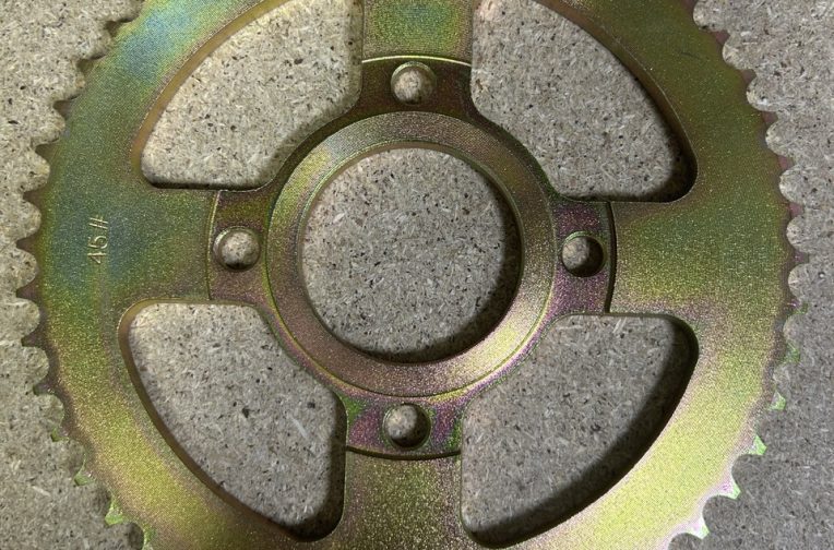 Зірка задня WY125 – 428-50T – d=58; 4отв.*90mm “калена” (ZS125J спиці)