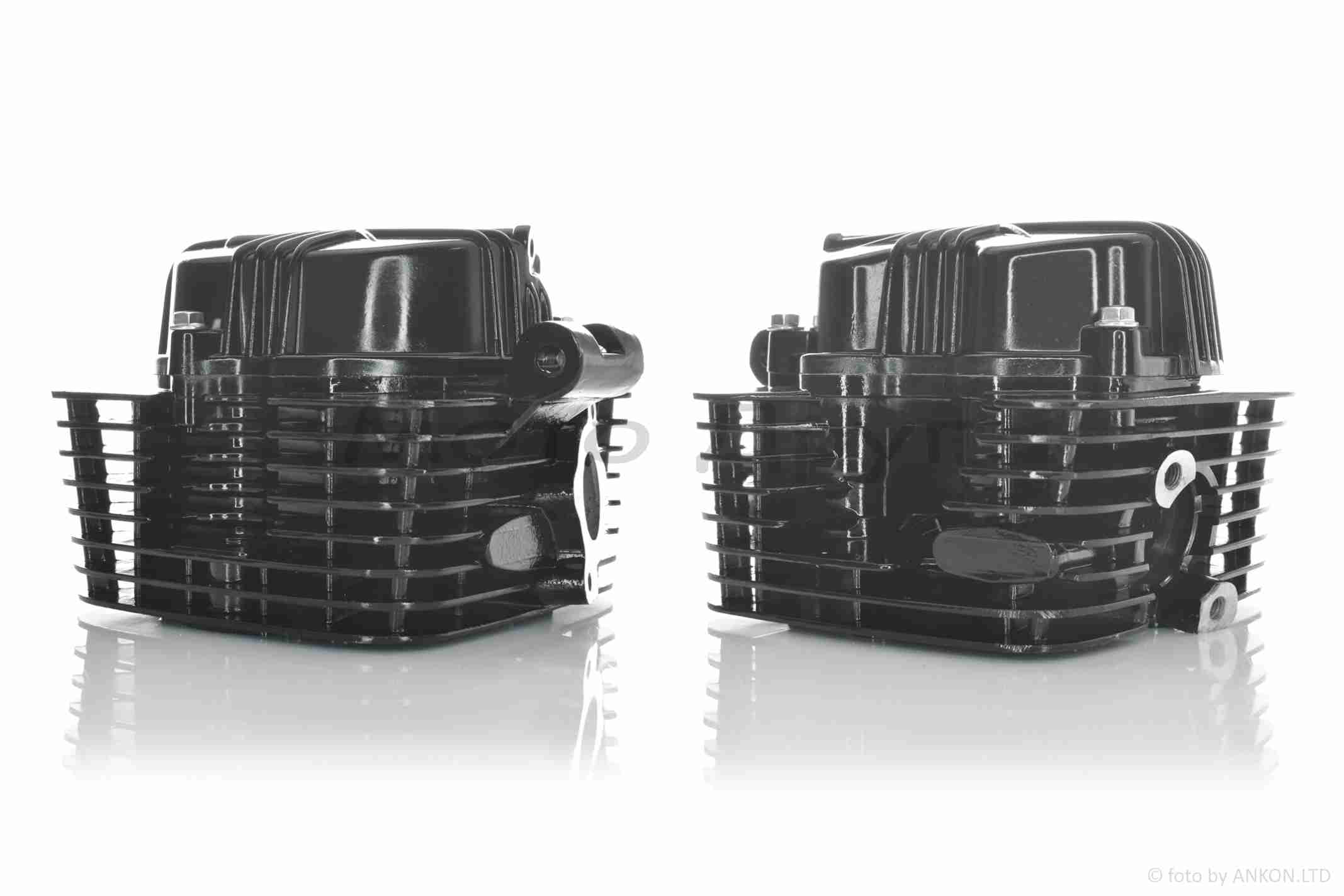 Головка циліндра 167FMM CG250 D67, d28/34 у зборі #PRO "LIPAI" (чорна) - Зображення 3