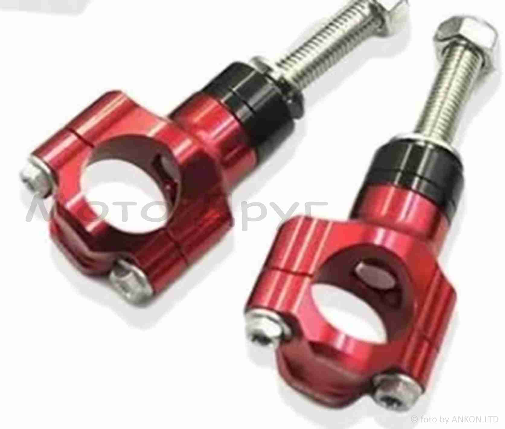 Кронштейни кріплення керма CNC d28 "OTOM" (червоні)