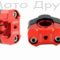 Кронштейни кріплення керма  CNC  d22/28  "OTOM"  (червоні/чорні)