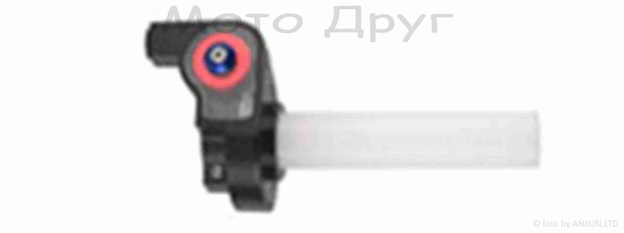 Ручка газу короткохідна "OTOM" (чорна)